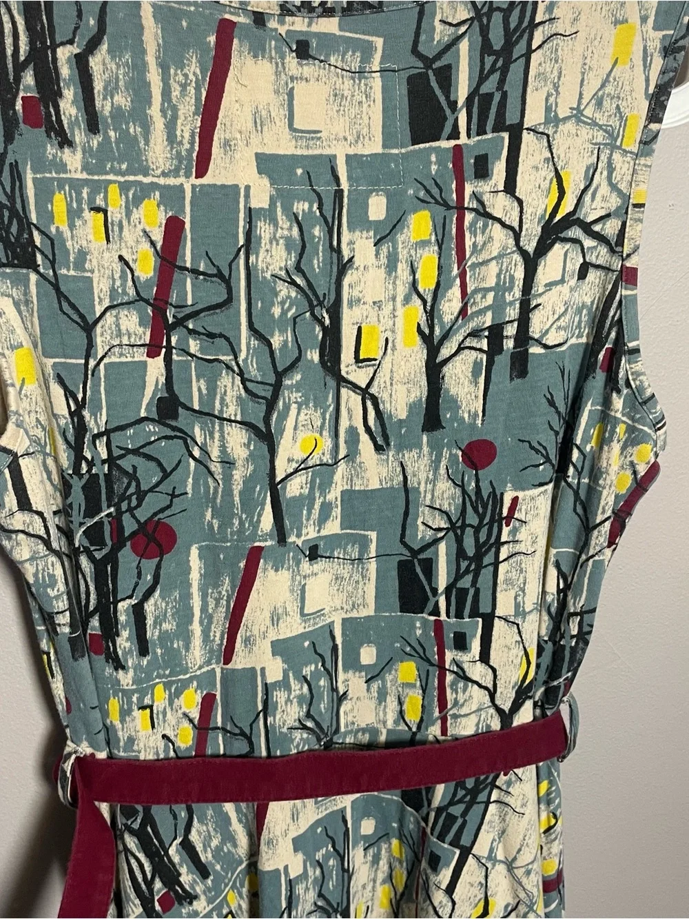 Effie’s Heart Swing Dress with belt/tie size large